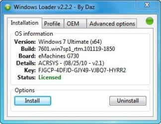 Windows Loader-DAZ v2.2.2