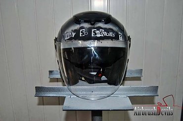 Unikatowy kask joker #aerograf #airbrush #custom #hełm #joker #kask #motocykl #motor