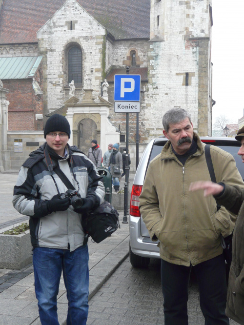 Damian z Piotrem wsłuchującym się zapewne w fotograficzne rady Krzysia :)