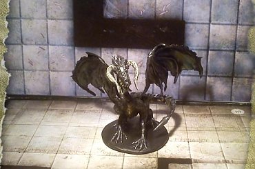 Czarny Smok #Black #Czarny #Dragon #figurki #handmade #homemade #miniatures #Smok