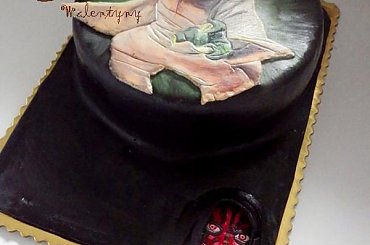 Tort Star Wars. Yoda i Darth Maul #GwiezdneWojny #StarWars #tort #TortyKraków #yoda