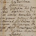 Akt chrztu Urszula Gańko 1726 r. #scan