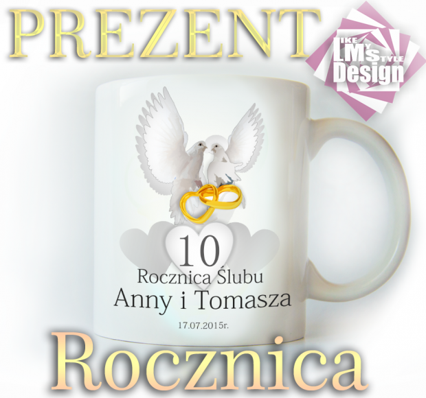 prezent na rocznicę, zestaw