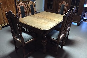 Stół #antyki #biblioteka #Bieruń #Domański #meble