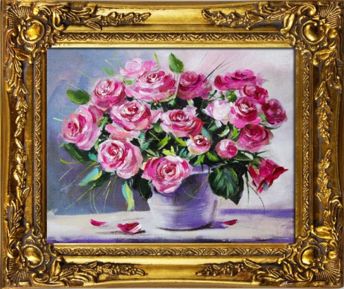 Rose-34x30cm Ölgemälde Handgemalt Leinwand Rahmen Signiert
cena 38,99 euro.
wysylka 0 euro.
malowany recznie